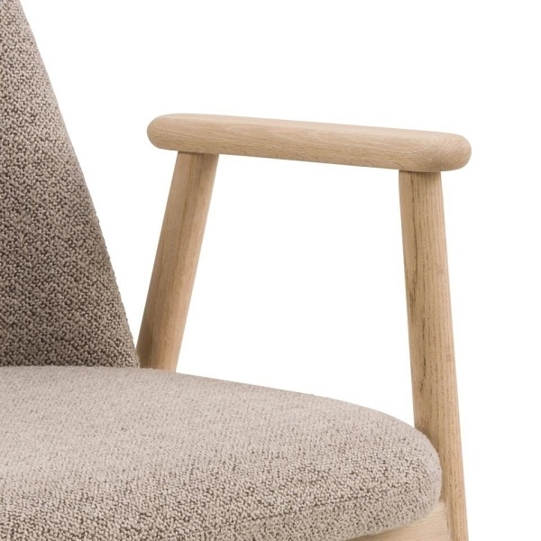 Krzesło Leo beżowe/ dąb Monza 60 - ACTONA